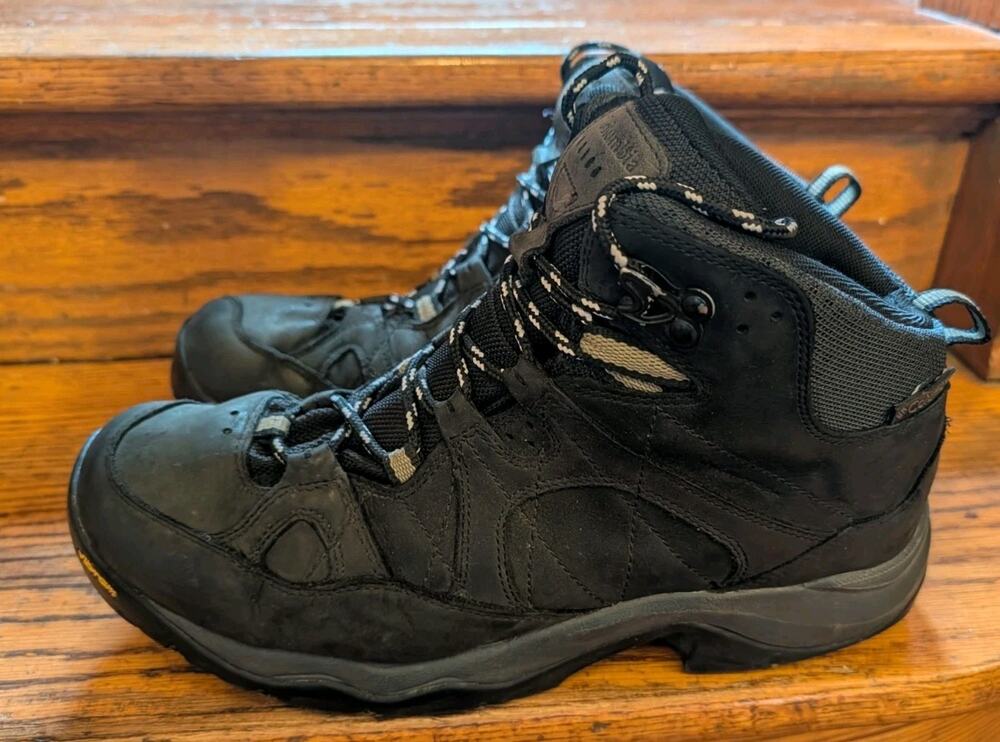 Columbia Hiking Black Boots Men's 11 Shoes Winter